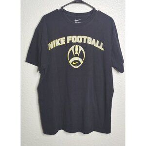 Nike Football Men's Black T-shirt Size L